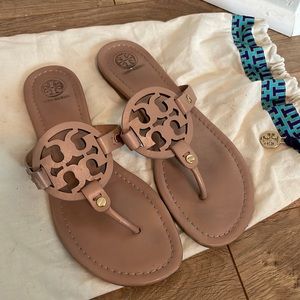 Tory Burch miller sandal nude